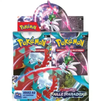 display de 36 boosters pokémon ev04 faille paradoxe