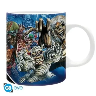 Mug Iron Maiden – Eddie 320 ml avec design de la mascotte emblématique.