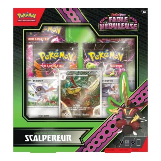 coffret pokémon fable nébuleuse scalpereur avec carte exclusive